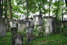 Blich auf den Alten Jüdischen Friedhof