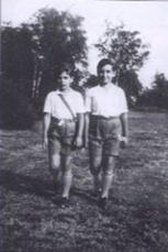 Foto mit Heinz Meyer und seinem Bruder Fritz